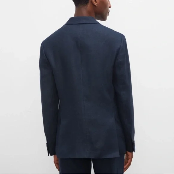 Club Monaco Summer Linen Blazer in Navy Size 36S